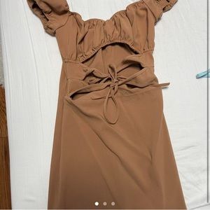 Brown Tiger Mist Dress